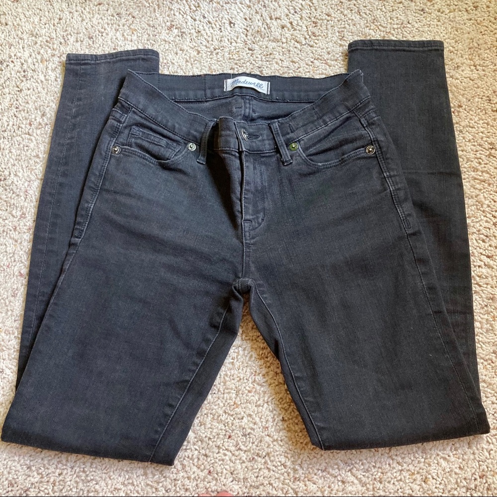 Madewell Skinny Black jeans size 26